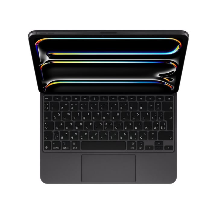 HOT DEAL NOUVEAU PRODUIT : Magic Keyboard pour iPad Pro 11 pouces (M5) - Russie - Noir MWR23RS/A