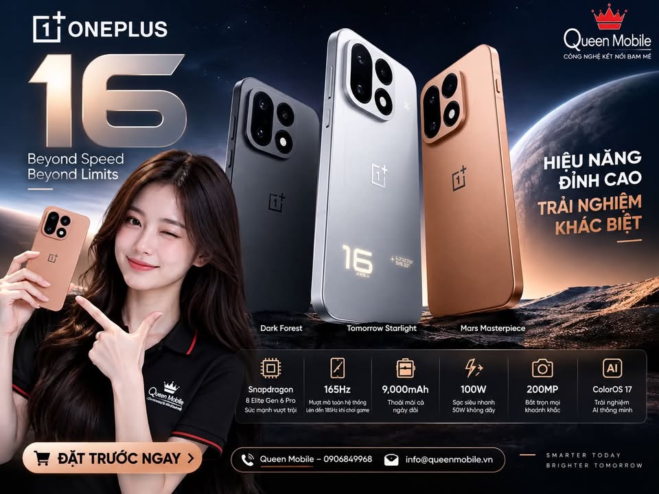 ONEPLUS 16 CHÍNH THỨC LỘ DIỆN VỚI 165HZ TOÀN HỆ THỐNG, PIN 9000MAH VÀ CAMERA 200MP VẪN CHƯA ĐƯỢC HÃNG XÁC NHẬN #OnePlus16 #OnePlus #ColorOS17 #165Hz #Snapdragon #9000mAh #Camera200