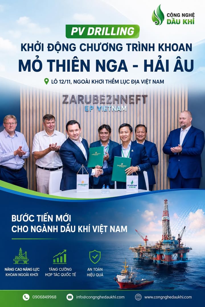 PV Drilling Khởi Động Chương Trình Khoan Tại Mỏ Thiên Nga – Hải Âu: Bước Tiến Q...
