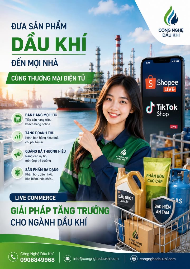 NGÀNH DẦU KHÍ VIỆT NAM CÓ ĐANG BỎ LỠ “MỎ DẦU” KHỔNG LỒ TRÊN TIKTOK SHOP VÀ SHOP...